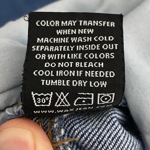 Wax Jean “Butt, I Love You” Distressed Skinny Jeans Size 20 - Picture 8 of 9